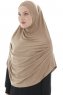 Roxelana - Hijab Al Amira Marron Clair Longue