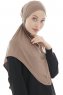 Sefa - Hijab Al Amira Taupe Foncé One-Piece