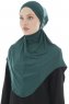 Sefa - Hijab Al Amira Vert Foncé One-Piece