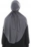Sefa - Hijab Al Amira Gris Foncé One-Piece