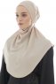 Ebrar - Hijab Al Amira Crepe Chiffon Taupe Clair