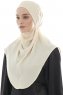 Ebrar - Hijab Al Amira Crepe Chiffon Beige Clair