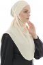 Ebrar - Hijab Al Amira Crepe Chiffon Beige Clair