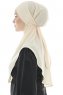 Ebrar - Hijab Al Amira Crepe Chiffon Beige Clair