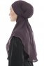 Ebrar - Hijab Al Amira Crepe Chiffon Violet