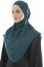 Ebrar - Hijab Al Amira Crepe Chiffon Vert Foncé