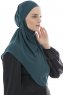 Ebrar - Hijab Al Amira Crepe Chiffon Vert Foncé