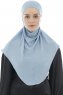 Ebrar - Hijab Al Amira Crepe Chiffon Bleu Clair