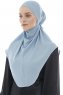 Ebrar - Hijab Al Amira Crepe Chiffon Bleu Clair