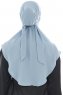 Ebrar - Hijab Al Amira Crepe Chiffon Bleu Clair