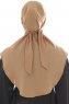 Ebrar - Hijab Al Amira Crepe Chiffon Camel