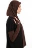 Azize - Pro Scarf Sport Hijab Set Marron