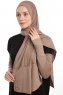 Azize - Pro Scarf Sport Hijab Set Taupe Foncé