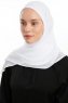 Eylem - Hijab Chiffon One Piece Blanc