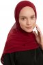 Eylem - Hijab Chiffon One Piece Bordeaux