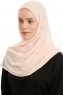Eylem - Hijab Chiffon One Piece Abricot