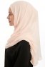 Eylem - Hijab Chiffon One Piece Abricot