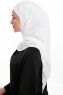 Sahar - Hijab Chiffon One Piece Blanc