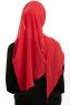 Sahar - Hijab Chiffon One Piece Framboise