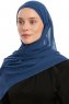 Sahar - Hijab Chiffon One Piece Indigo