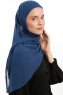 Sahar - Hijab Chiffon One Piece Indigo
