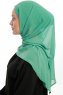 Sahar - Hijab Chiffon One Piece Emerald