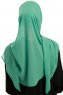 Sahar - Hijab Chiffon One Piece Emerald