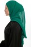 Sahar - Hijab Chiffon One Piece Forest