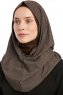 Taliah - Hijab One Piece Marron
