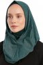 Taliah - Hijab One Piece Vert Foncé