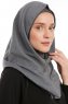 Taliah - Hijab One Piece Gris Foncé