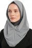 Taliah - Hijab One Piece Gris Clair