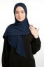Nermin - Sandy Scarfs Hijab Bleu Marin