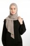 Nermin - Sandy Scarfs Hijab Taupe Foncé