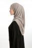 Nermin - Sandy Scarfs Hijab Taupe Foncé