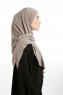Nermin - Sandy Scarfs Hijab Taupe Foncé