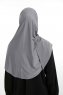 Nermin - Sandy Scarfs Hijab Gris Foncé