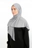 Nermin - Sandy Scarfs Hijab Gris Clair