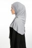 Nermin - Sandy Scarfs Hijab Gris Clair