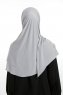 Nermin - Sandy Scarfs Hijab Gris Clair