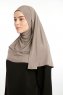 Ilay - Sandy Turban Hijab Taupe Foncé