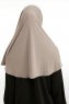 Ilay - Sandy Turban Hijab Taupe Foncé