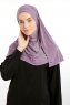 Ilay - Sandy Turban Hijab Violet Foncé
