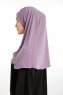 Ilay - Sandy Turban Hijab Violet Foncé