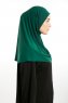Ilay - Sandy Turban Hijab Vert Foncé