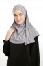Ilay - Sandy Turban Hijab Gris Clair