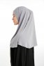 Ilay - Sandy Turban Hijab Gris Clair