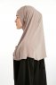 Ilay - Sandy Turban Hijab Gris Pierre