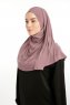 Ilay - Sandy Turban Hijab Rose Foncé