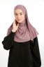 Ilay - Sandy Turban Hijab Rose Foncé